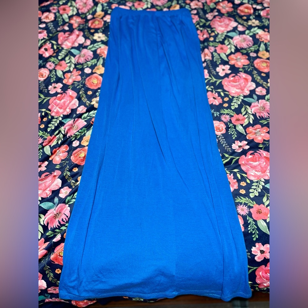 Xhilaration royal blue long skirt